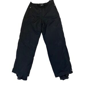 GAP Kids Teen Waterproof Ski Snow Pants Black XXL Fleece Lined Zip Legs Skiing